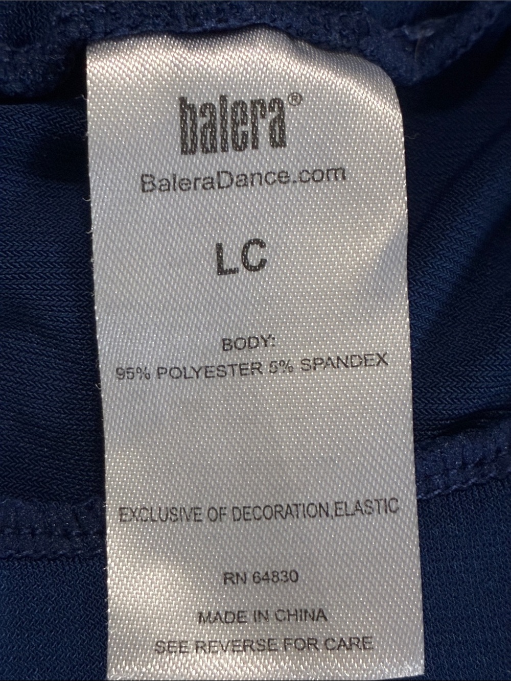 balera Navy Dance Pull-On Wide Leg Pants - Picture 3 of 3